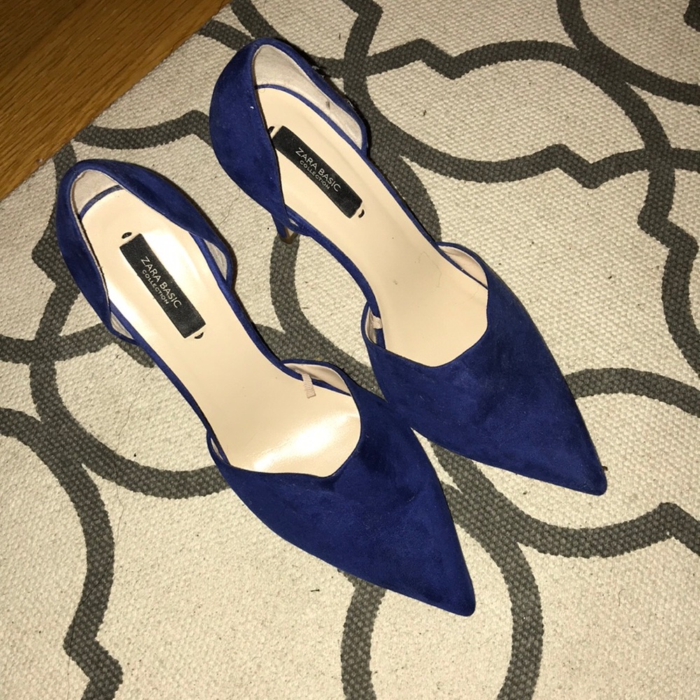 SOLD Blue Zara heels
